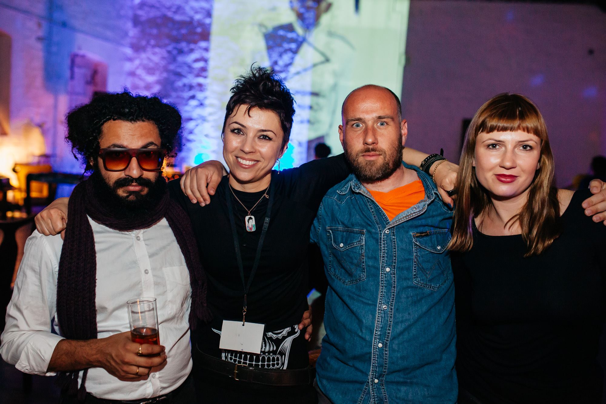 Manik Katyal with Erik Vroon, Chief Editor - GUP magazine and Agata Stoinsk, Chief Editor - BLOW magazine at Dublin, Ireland