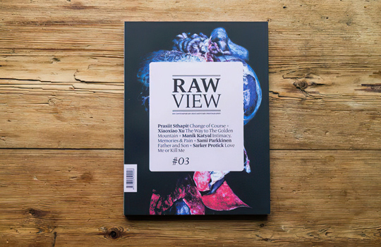 Manik Katyal was invited as a guest to curate the third edition of the Finnish magazine Raw View