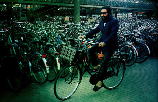 Emaho Magazine founder Manik Katyal at Amsterdam, Holland